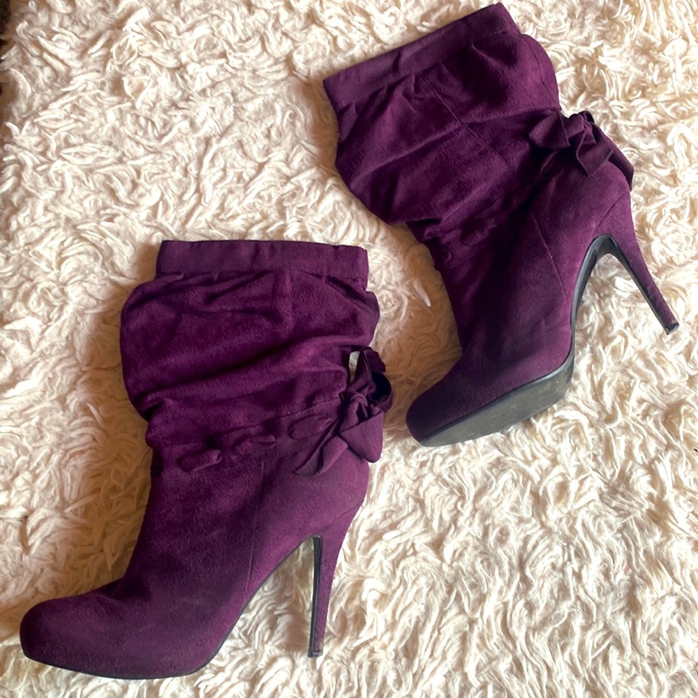 Purple Suede - PAPRIKA boots